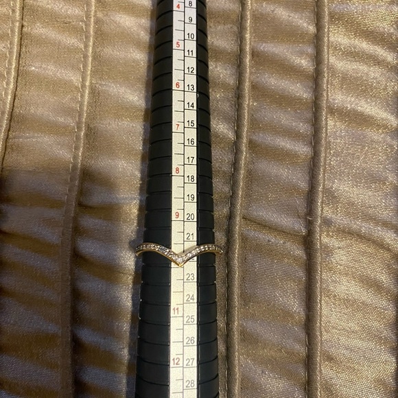 NEW - “Heart Of Texas" Topaz And Diamond Women's Stacking Ring. Size 10 - Picture 10 of 10